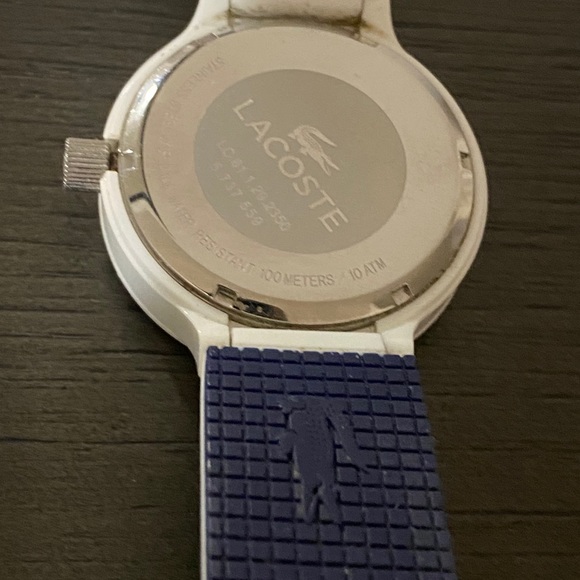 Lacoste quartz Watch (unisex) white strap - Picture 2 of 2
